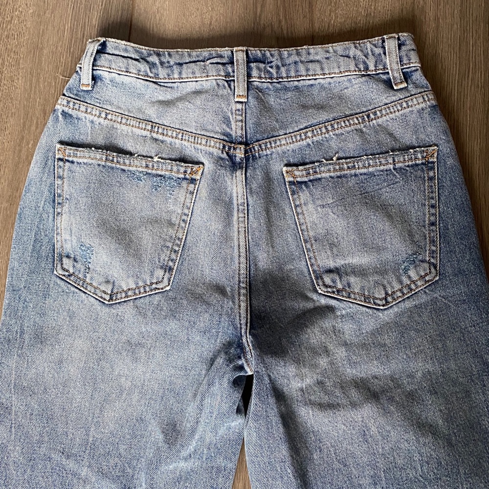Free People Dakota Ripped Straight Leg Jeans - Picture 9 of 15